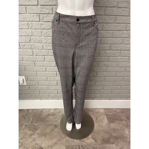NYDJ Marilyn Multicolored Straight Lift & Tuck Houndstooth Slacks Size 18 NWT
